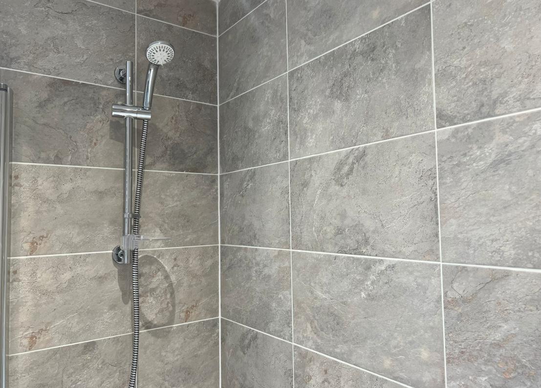 Shower Over Bath at The Cedar.