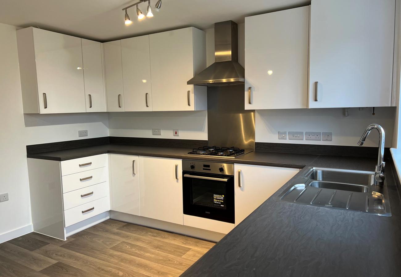 Black and White Kitchen at The Southwell